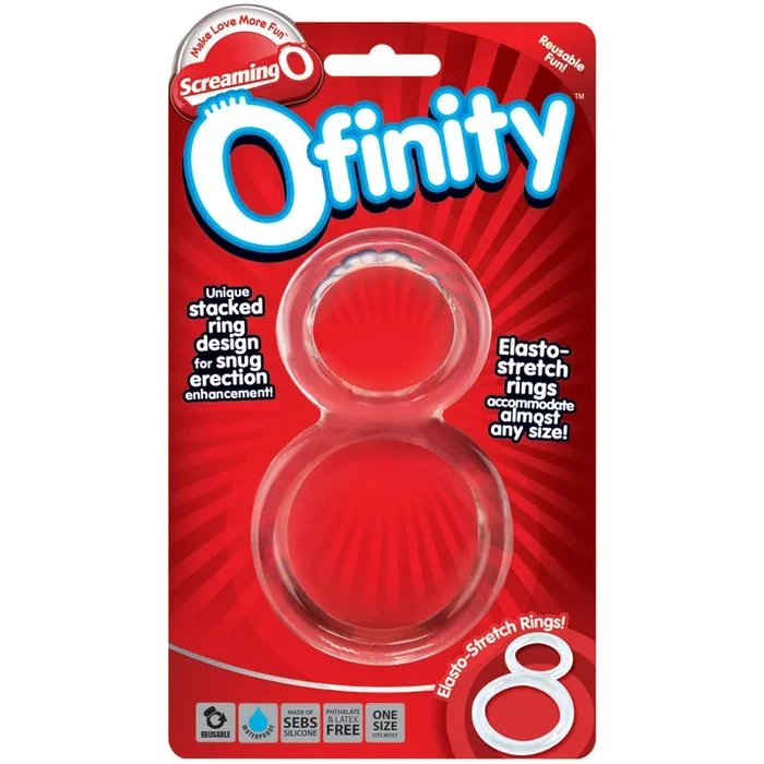 Screaming O Ofinity Double Ring – Clear