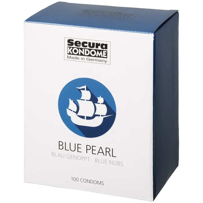 Secura Blue Pearl Condoms 100 pcs