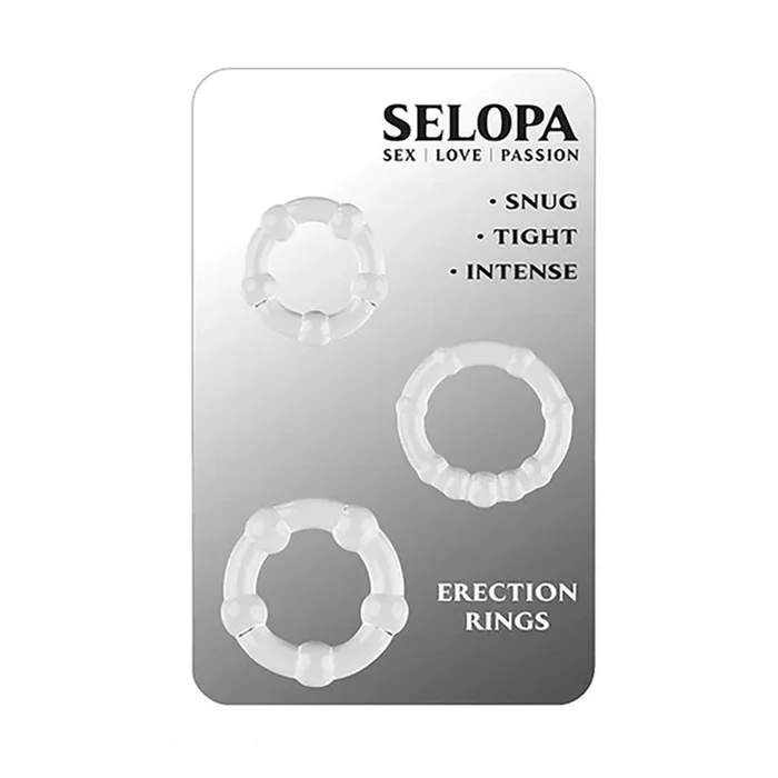 Selopa ERECTION RINGS – Cock Rings – Set of 3