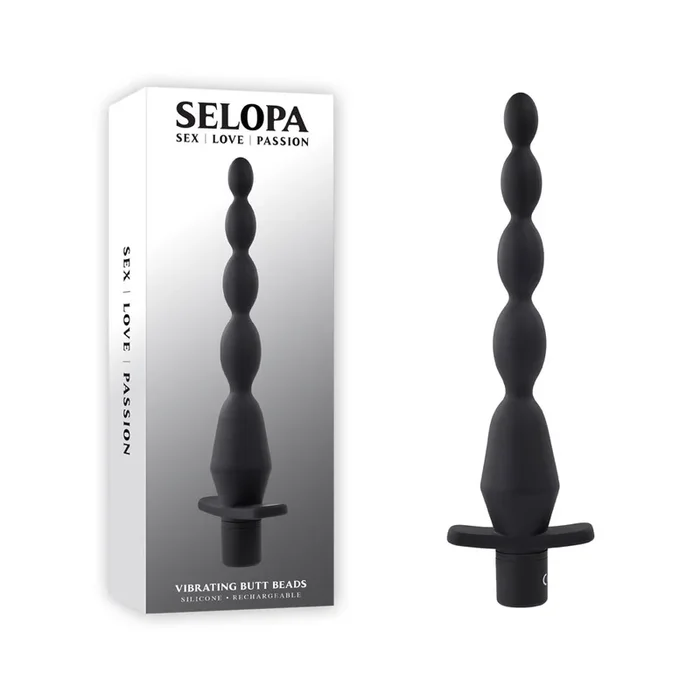Selopa VIBRATING BUTT BEADS – 22 cm USB Rechargeable Vibrating Anal Beads