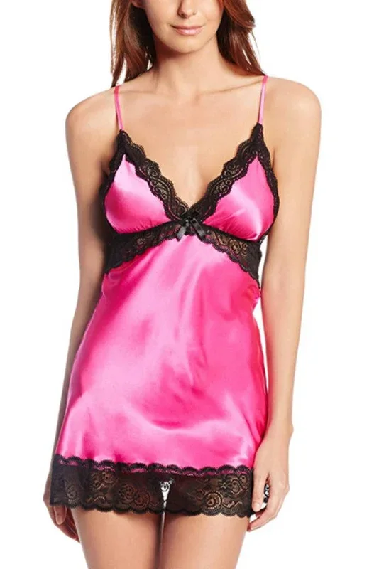 Seven Til Midnight – 9722 – Enchanting Chemise – Pink – Small