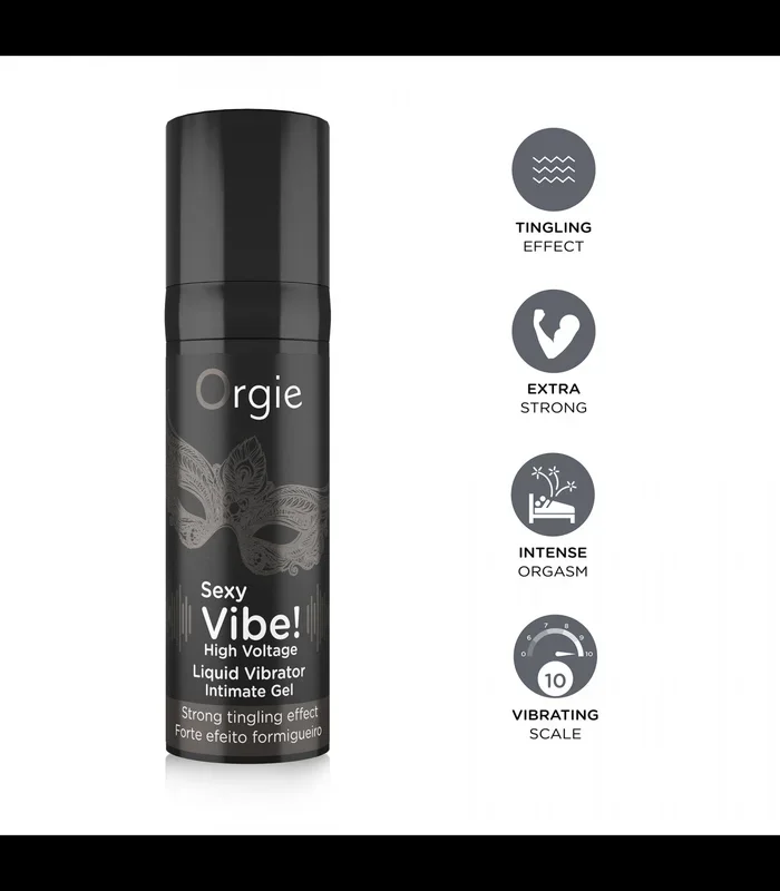 SEXY VIBE LIQUID VIBRATOR! HIGH VOLTAGE 15ML