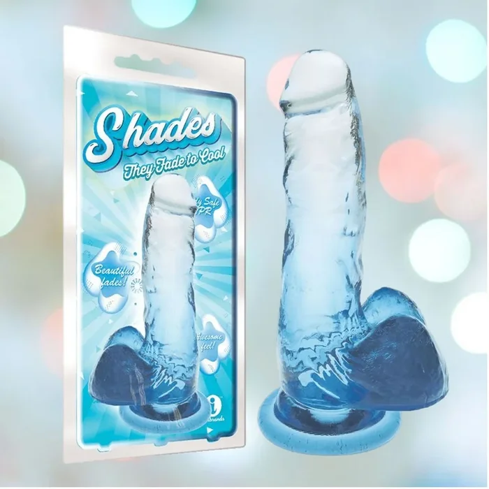 Shades 7″ Gradient Jelly Dong – Blue
