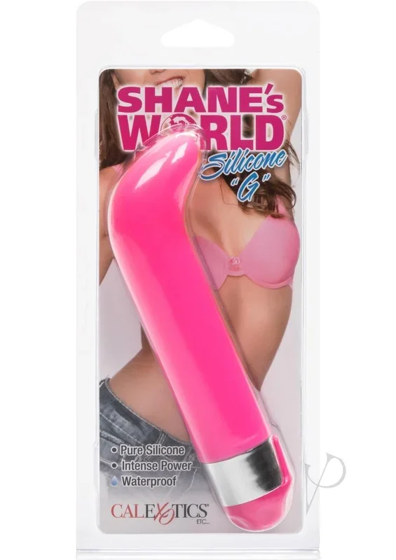 Shane`s World Silicone G Spot Vibrator Waterproof Pink 4.75 Inch