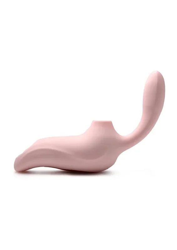 Shegasm 3-Way Elixir Rechargeable Silicone Sucking and Pulsing Vibrator