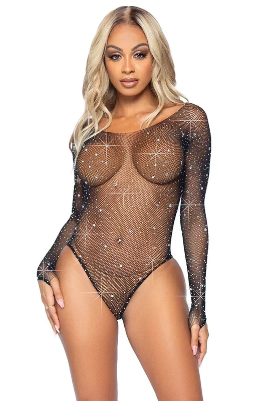 Shining Star Bodysuit with Rhinestones