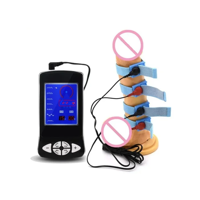 Shock Cock Trainer Electric Vibrating Ring Kit Non-Silicone