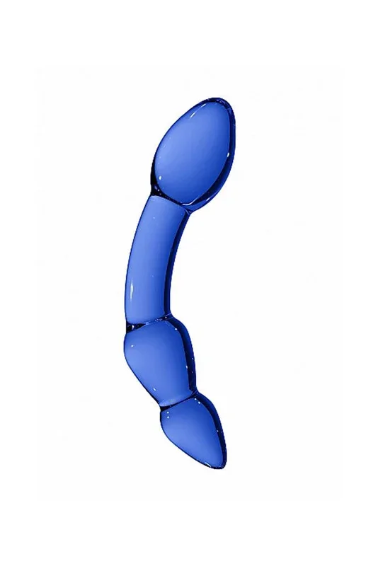 Shots Toys – Chrystalino – Superior Glass Dildo – Blue