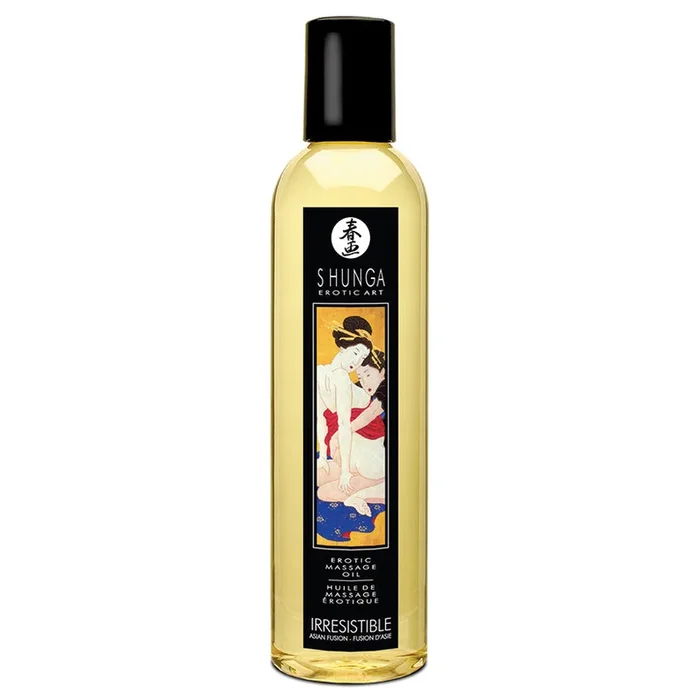 Shunga Erotic Massage Oil Irresistible-Asian Fruits 8.oz