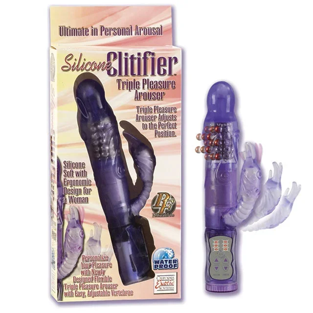 Silicone Clitifier Triple Pleasure Waterproof Arouser