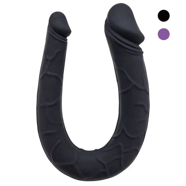 Silicone Double Mini: Tapered Dual Dong for Ultimate Pleasure & Flexibility