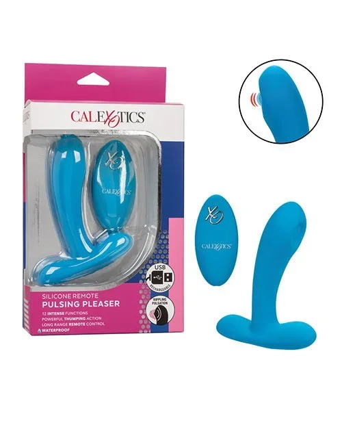 Silicone Pulsing Pleaser with Remote
