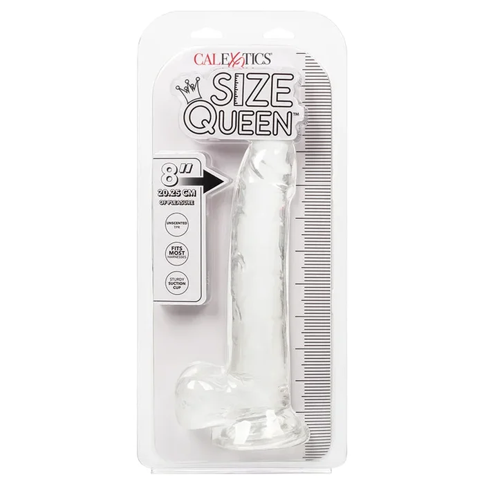 Size Queen-Clear 8″