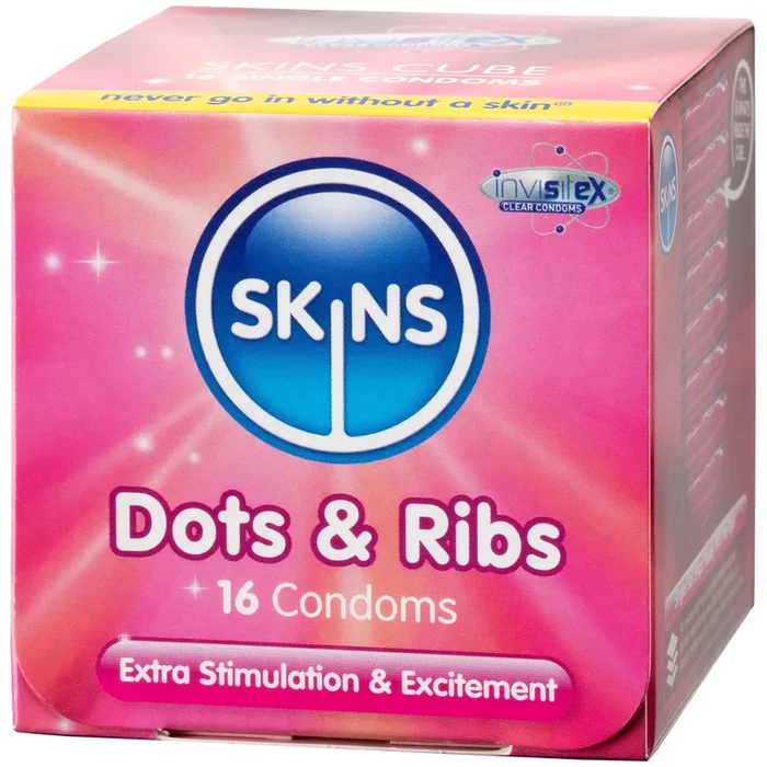 Skins Dots & Ribs Condoms 16 Pack