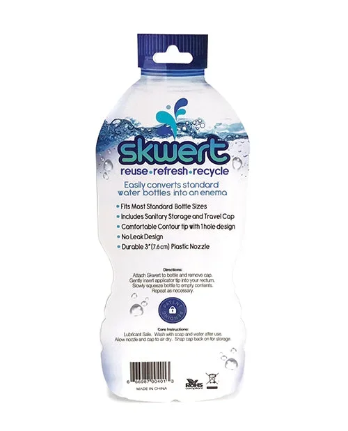 Skwert Water Bottle Enema – Blue