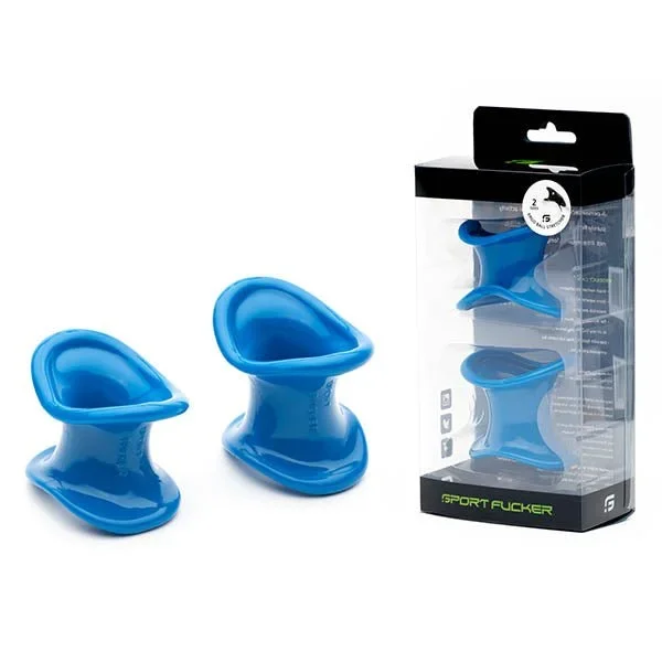 Sport Fucker Ergonomic Ball Stretcher Kit – Blue Ball Stretchers – Set of 2 Sizes