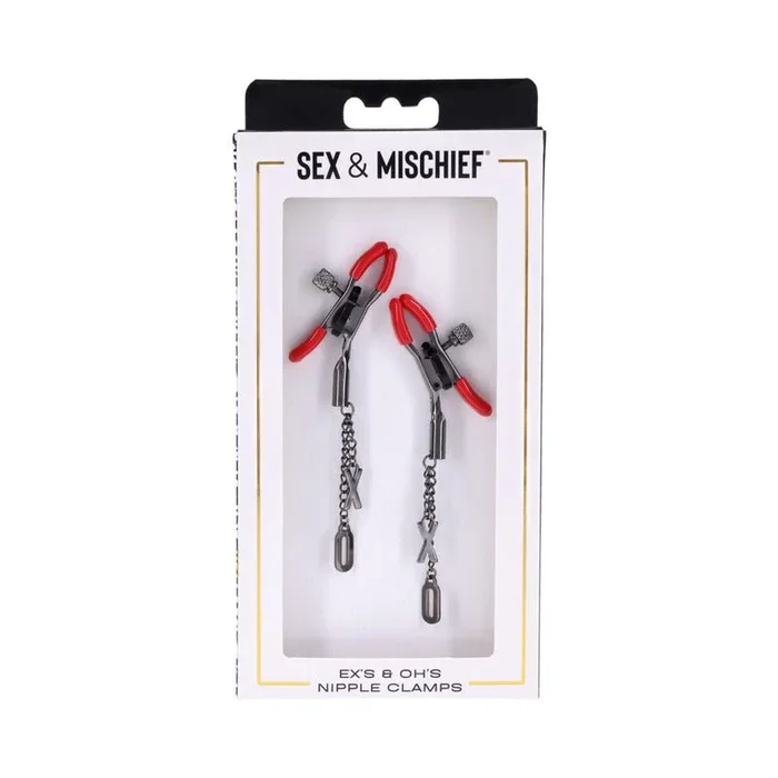 Sportsheets Sex & Mischief Ex’s & Oh’s Nipple Clamps