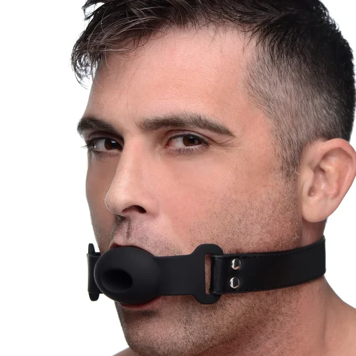 Strict Hollow Silicone Gag
