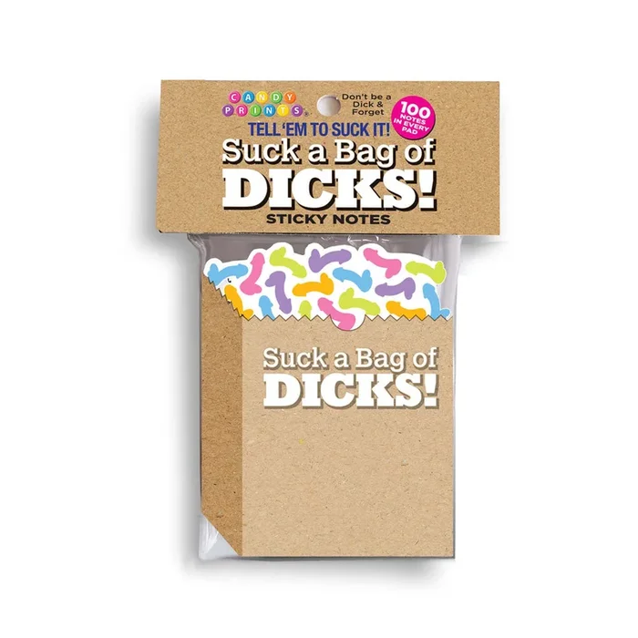 Suck A Bag Of Dicks! Sticky Notes – Novelty Sticky Notes – 100 Pack