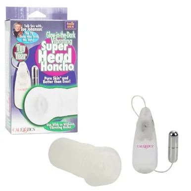 Sue Johanson® Glow-in-the-Dark Vibrating Super Head Honcho®