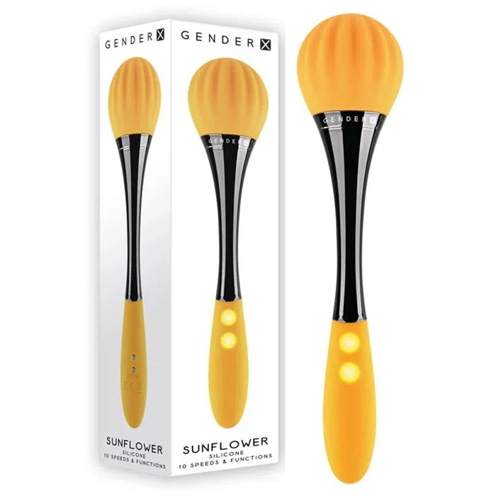 Sunflower Rechargeable Double Ended Vibrator by Gender X