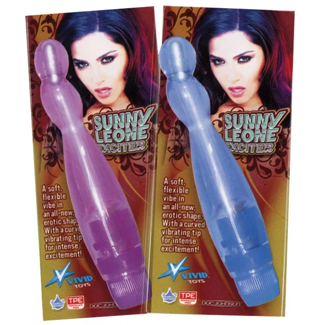 Sunny Leon Ribbed Exciter (Blue)