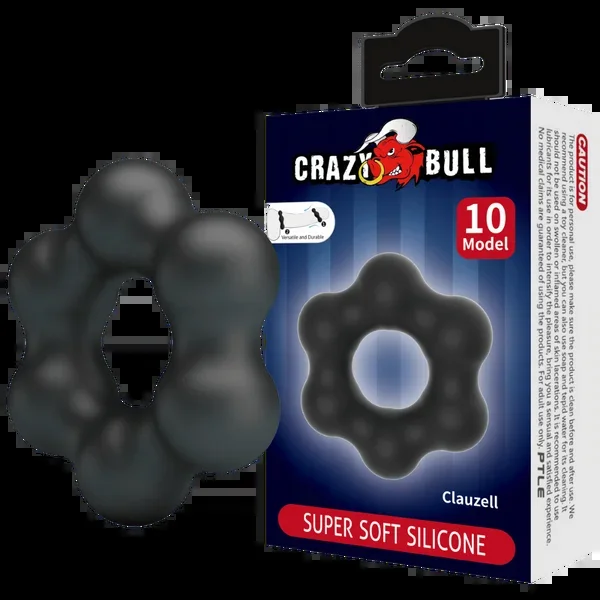 Super Soft Silicone Cockring – Clauzell – Black