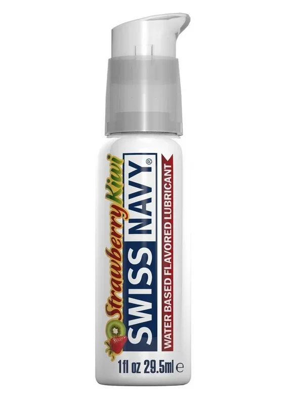 Swiss Navy Flavored Lubricant 1oz/30ml – Strawberry Kiwi