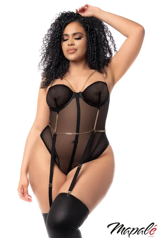 Teddy-Garter With Chain