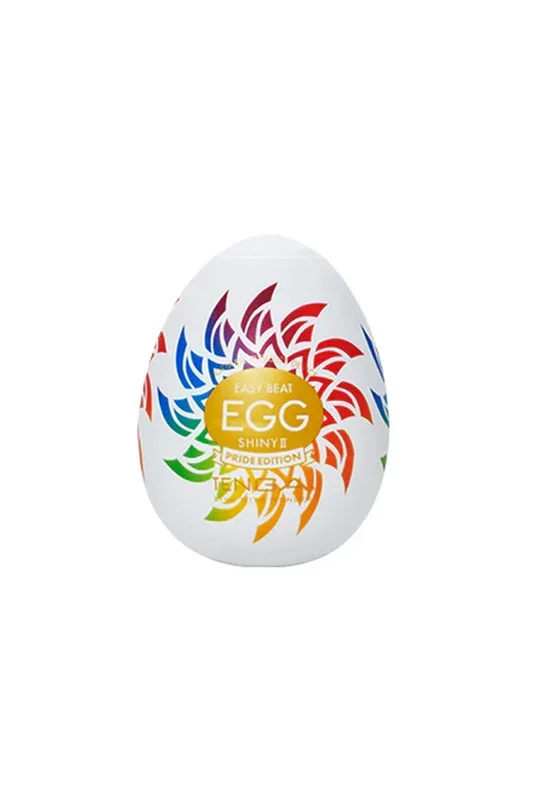Tenga – Egg – Shiny II – Pride Edition – Textured Egg Masturbator