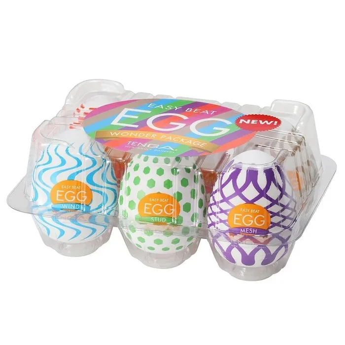 TENGA Egg ‘Wonder’ Variety Pack – Penis Strokers (6-Pack)