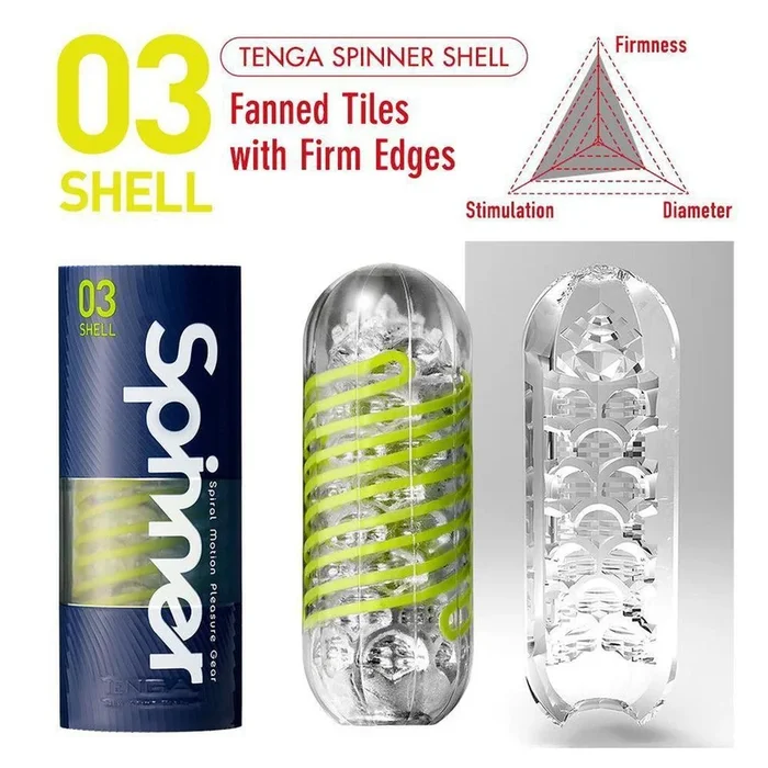 TENGA Spinner Penis Stroker | ‘Shell’ 03