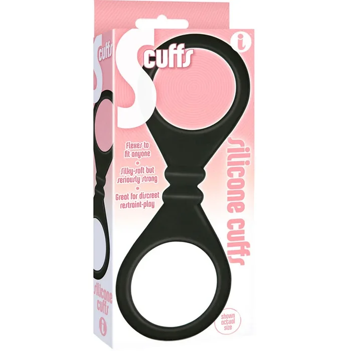 The 9’s S Cuffs One Piece Silicone Cuffs Black
