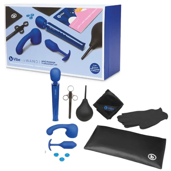 The b-Vibe Value Bundle Beginners Vibrating Anal Training Massage & Education Set