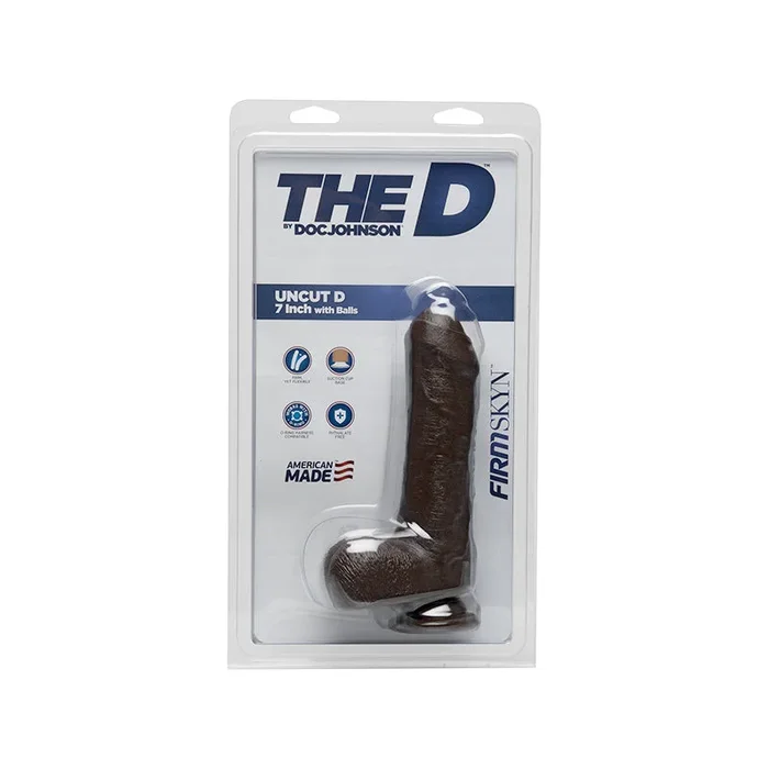 The D – Uncut D – 7 in w/ Balls – FIRMSKYN Chocolate
