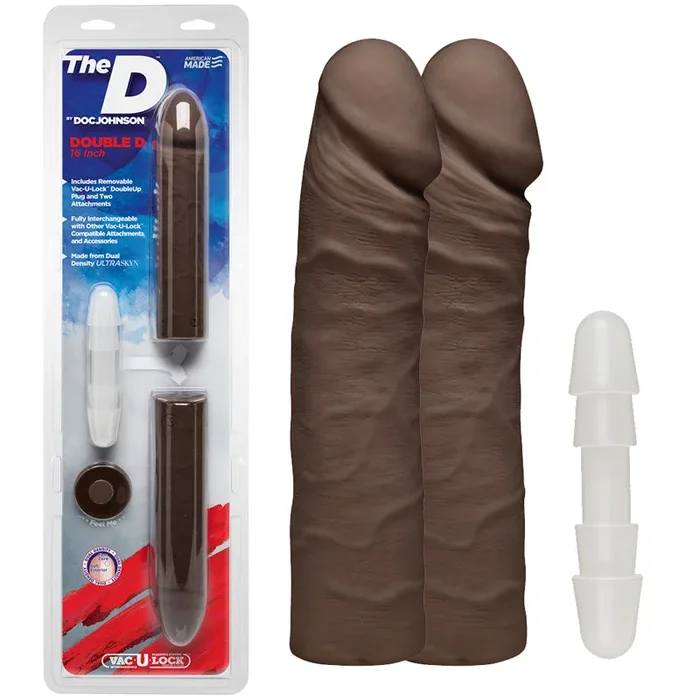 The D The Double D 16 Inch Chocolate