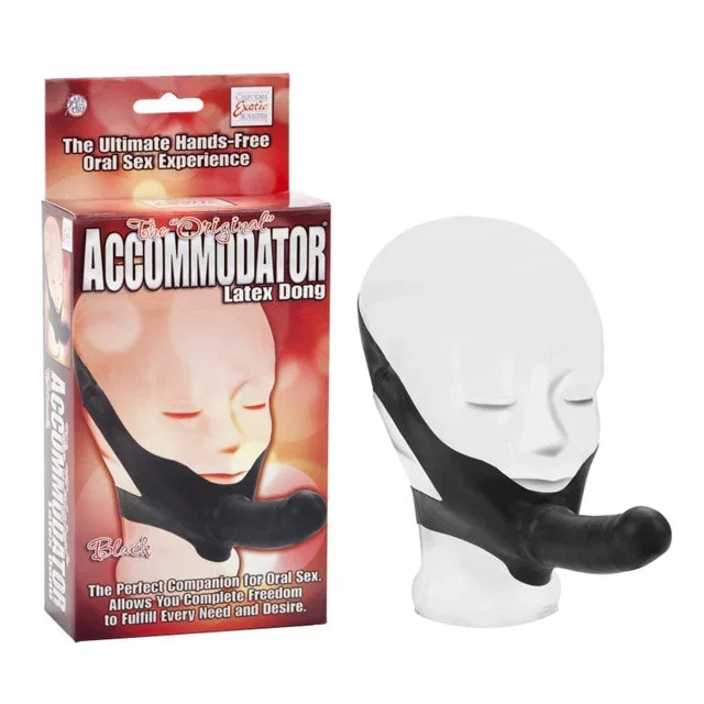 The *Original* Accommodator Latex Dong – Black