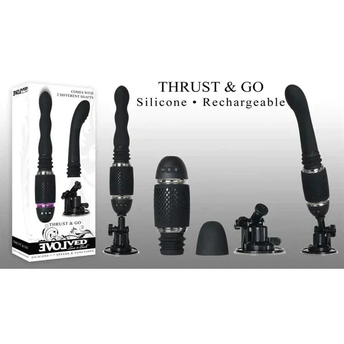 Thrust & Go Thrusting Vibrator 15″ by Evolved
