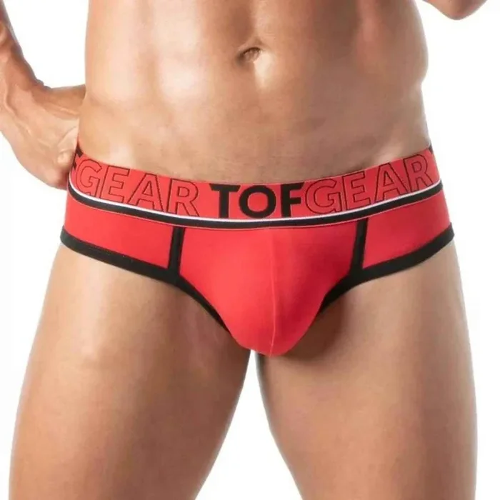 TOF Paris Champion Brief Red – Size : L