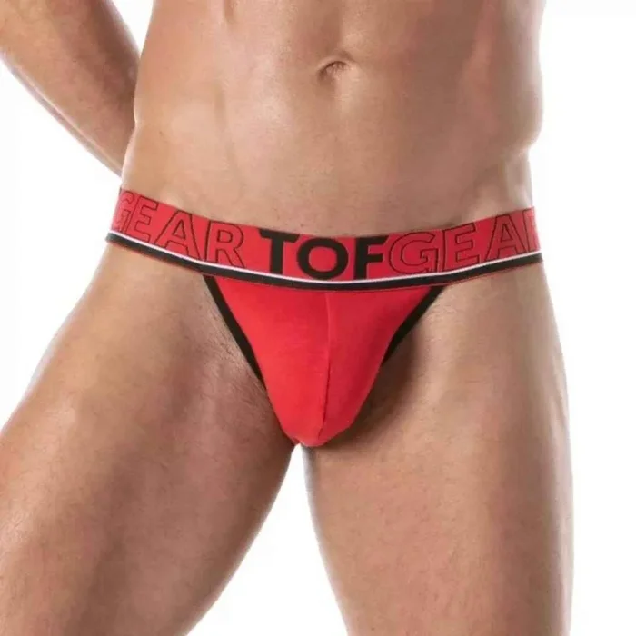 TOF Paris Champion Jockstrap Red – Size : XL