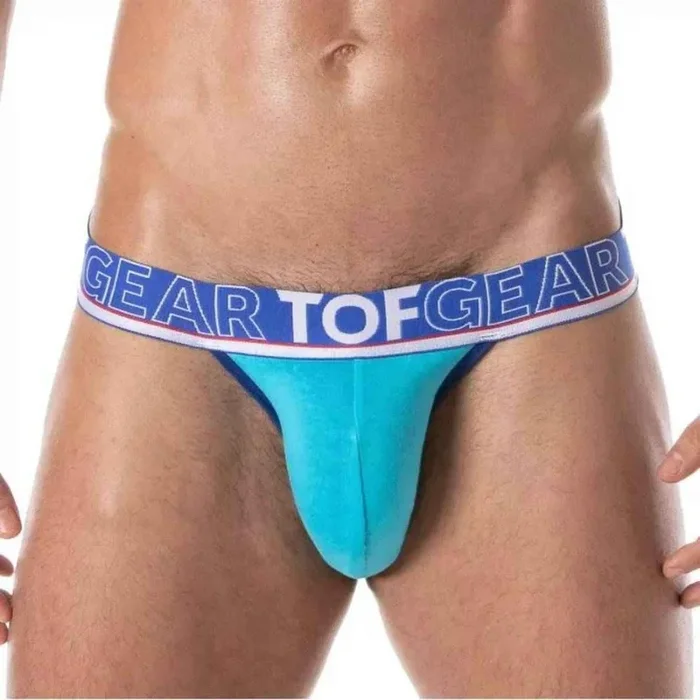 TOF Paris Champion Jockstrap Turquoise – Size : XL