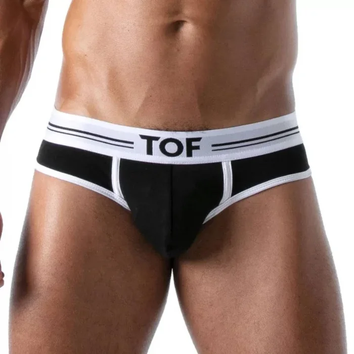 TOF Paris French Briefs Black – Size : S