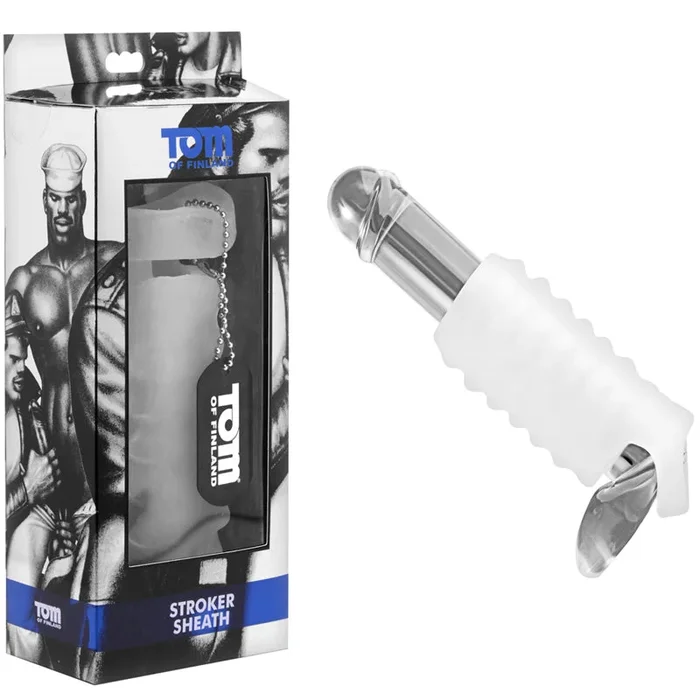Tom of Finland Stroker Sheath (Frosted Clear)