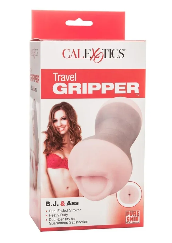 Travel Gripper Dual Density Stroker – Mouth and Ass