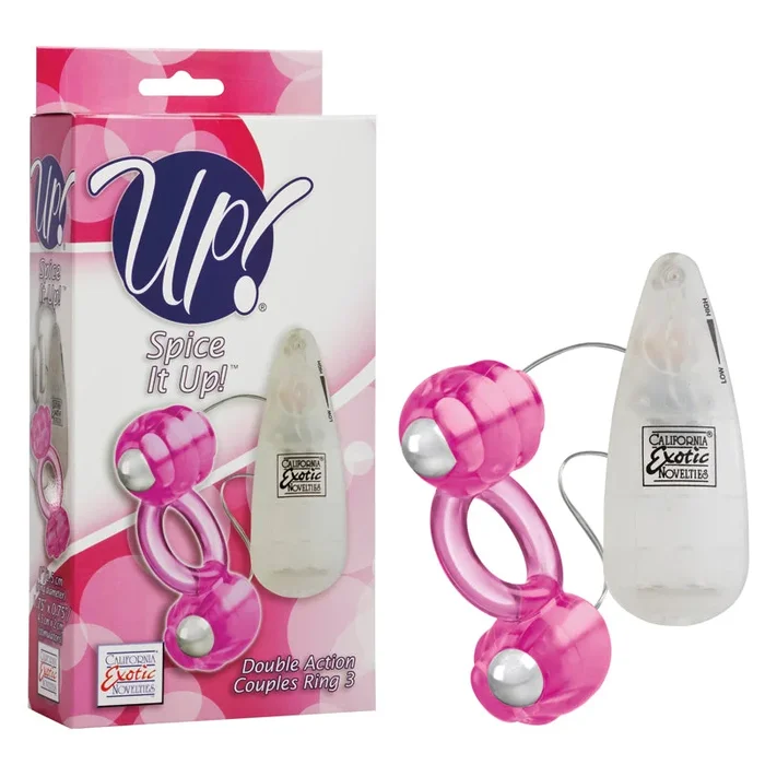 UP! Double Action Couples Ring 3 – Pink