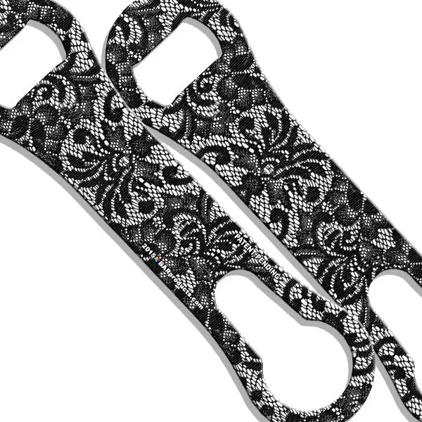 V-Rod® Bottle Opener – Black and White Lace
