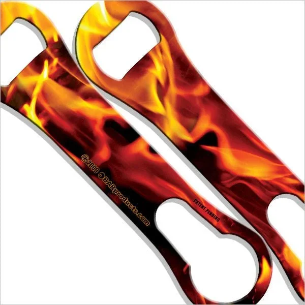 V-Rod® Bottle Opener / Pour Spout Remover – Flames