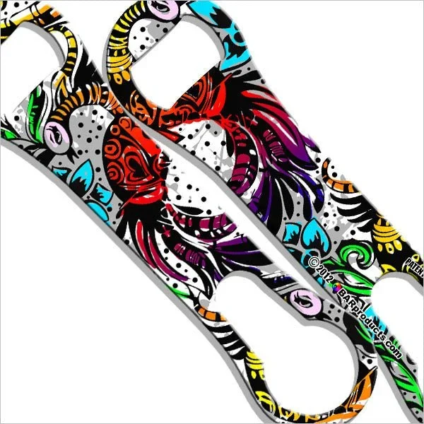 V-Rod® Bottle Opener / Pour Spout Remover – Painted Peacock