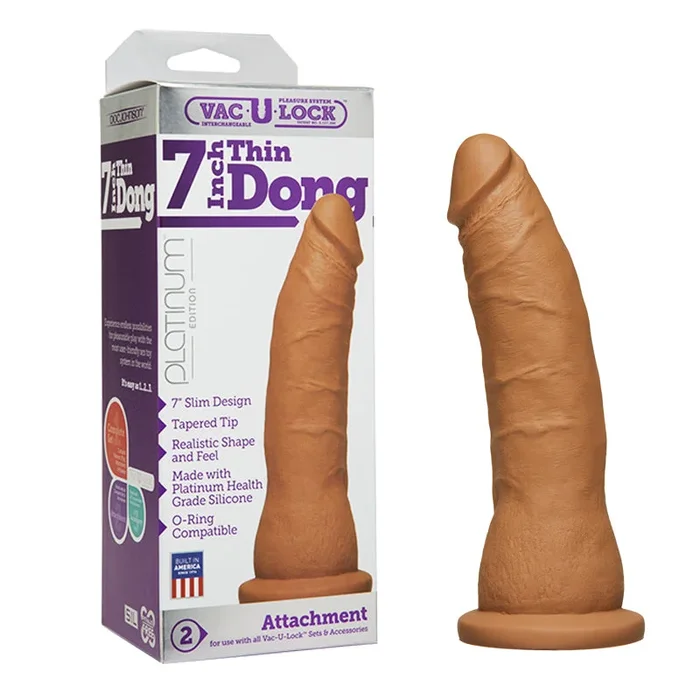 Vac-U-Lock- Platinum Edition – 7 Inch Thin Dong Brown