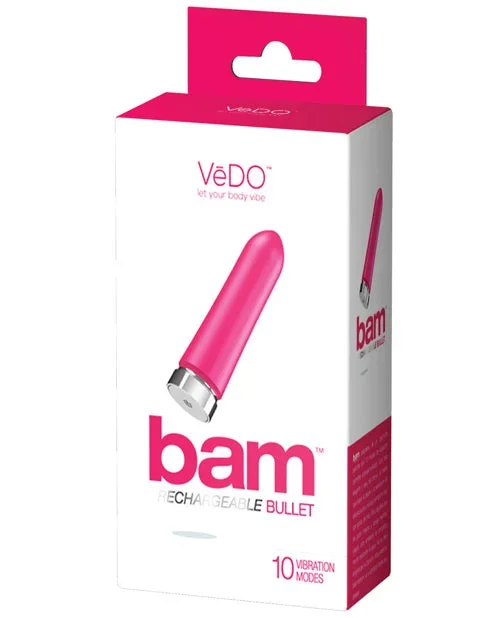 VeDO Bam Rechargeable Bullet – Foxy Pink
